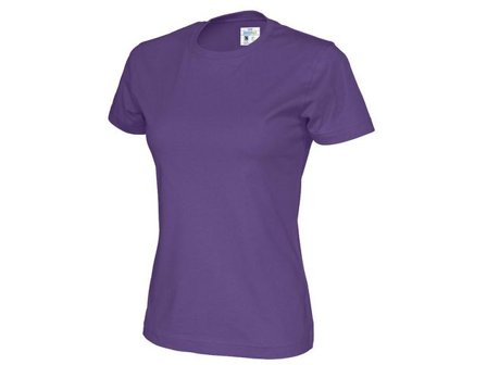 Cottover T-shirt COTTOVER dam GOTS lila XL - Lyreco - Arbetskläder - Arbetströjor - T-shirts