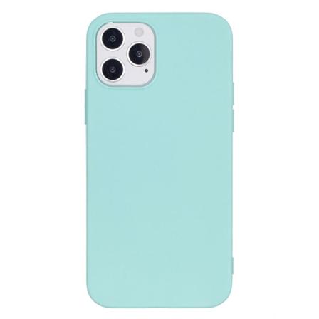 Iphone 12 / 12 Pro - Solid Matt Tpu Skal - Cyan