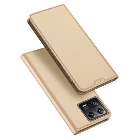 Dux Ducis Skin Pro-etui Xiaomi 13 Flip Card Wallet Gold Stand