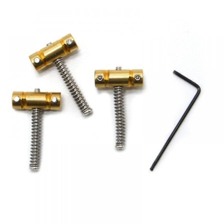 Kitaran talla-satulasetti 3 kpl messinkiä 3-kielinen vaihtotarvike