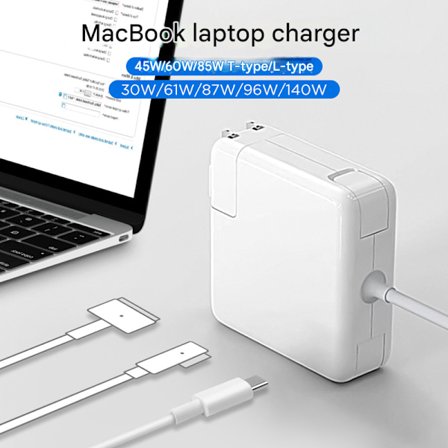 60W Macbook Pro Oplader - Udskiftning 60W L-tip Macbook Oplader til ældre Macbook Pro 13 tommer - (FMY)