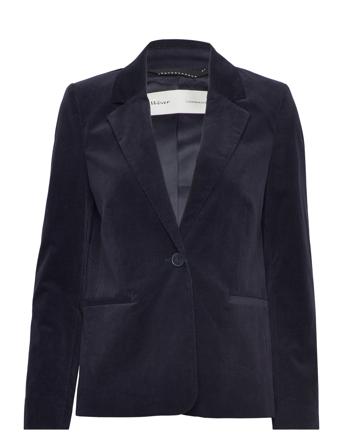 Rikkieiw Zella Classic Blazer Blazers Single Breasted Blazers Marineblå InWear*Betinget Tilbud