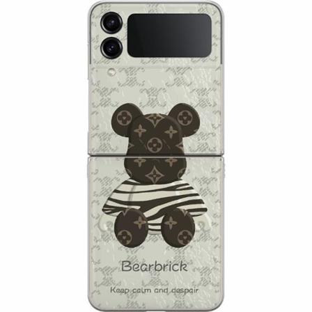 Samsung Galaxy Z Flip4 Premium Skal Brown Bear