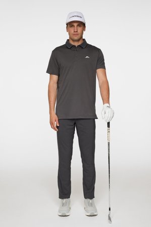 J.Lindeberg - Bridge Polo - Golf - Black - Men - S