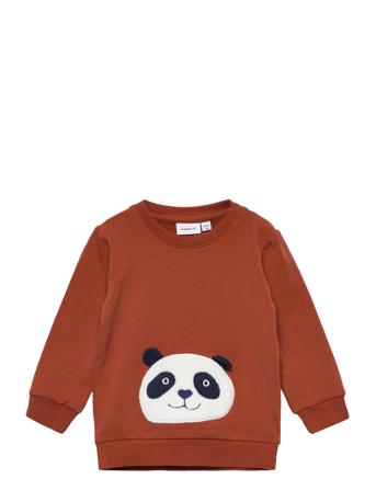 Nbmruddy Ls Sweat Bru Sweat-shirt Genser Oransje Name It