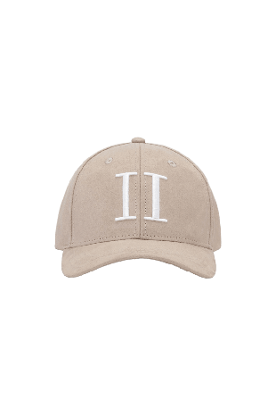 LES DEUX Encore Suede Baseball Cap Kepsar Herr Beige ONESIZE