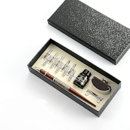Kalligrafi Pen Set - Fountain Dip Pen Og Blæk Pen Med 10 Nibs Dobbelt Pol