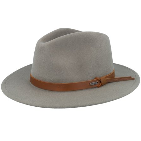 Brixton - Grønn fedora Hatt - Messer Traditional Brindle Fedora @ Hatstore