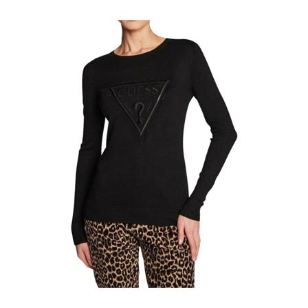 Guess Long Sleeve Tops Sort, Dame