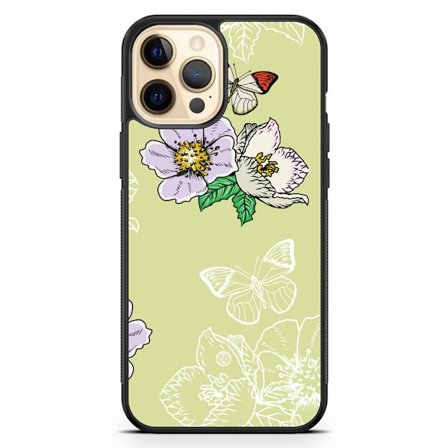 Bjornberry Hårdskal iPhone 12 Pro Max - Fjärilsblomma