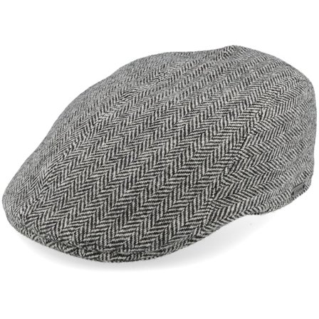 Wigéns - Šedá Kšiltovka - Ivy Modern Cap Grey Flat Cap @ Hatstore