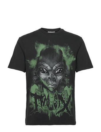 Artwork Tee Short Sleeve T-shirts Short-sleeved Multi/mønstret HAN Kjøbenhavn