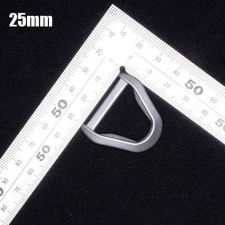 1 stk Metall Stige Lås Slider Justerbare Spenner 25MM