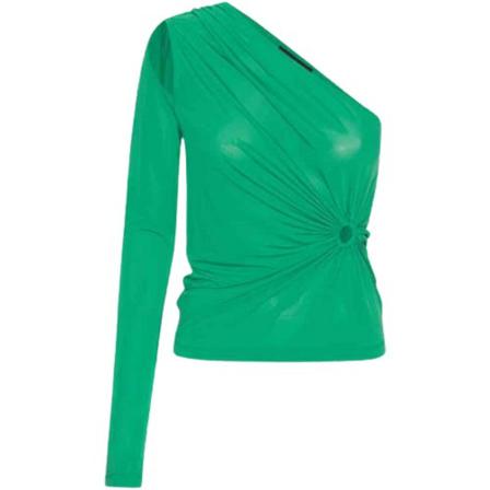 Birgitte Herskind linea bluse Grøn, Dame Langærmet