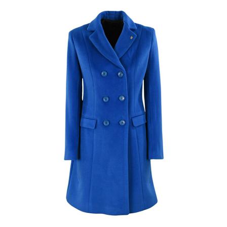 Hanita, Double-Breasted Coats Blauw, Dames, Maat:L