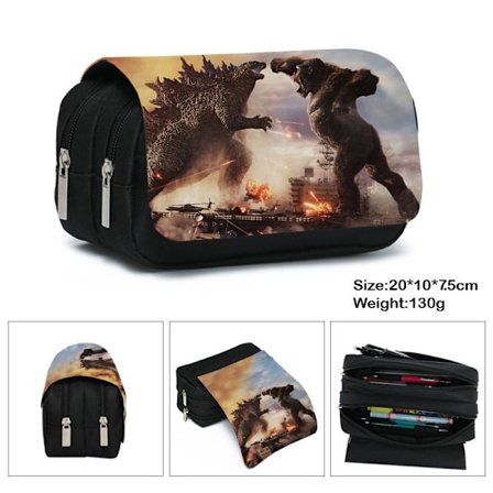 Godzilla vs King Kong -kääntölyijykotelo Lasten kynälaatikko Oppilaan kynäpussi