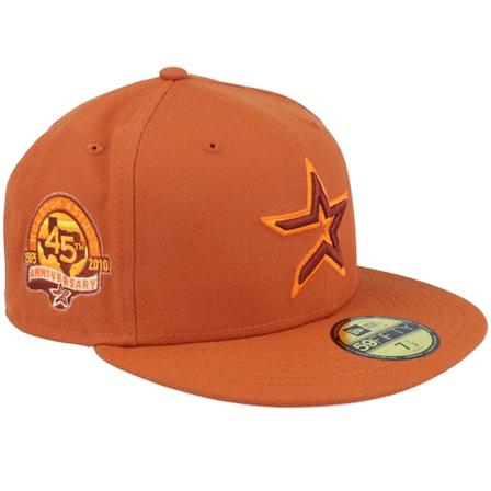 New Era - MLB Oransje fitted Caps - Houston Astros Resolution Pack 59FIFTY 45 Anniversary Rust/Pink Fitted @ Hatstore