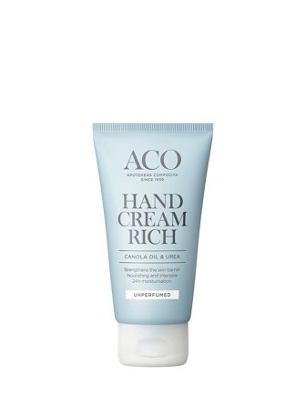 ACO Håndcreme Rich Uden Parfume 75 ml, Skincare, Håndpleje, Håndcreme