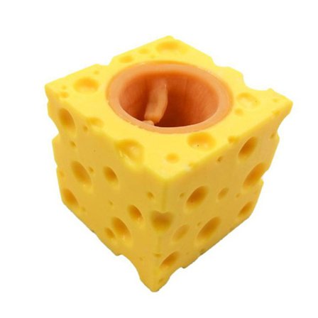 Bubble Fidget Cheese Relief Stress Ball til børn Hjernetræningsværktøj Kawaii Squishy Legetøj Trykaflastende Legetøj Supply