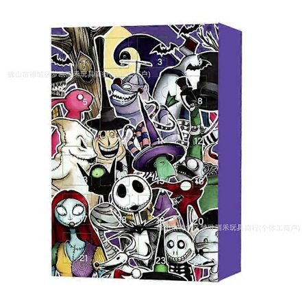 2025 Halloween adventskalender blind box ornament nya blind box leksaker kreativa leksaker