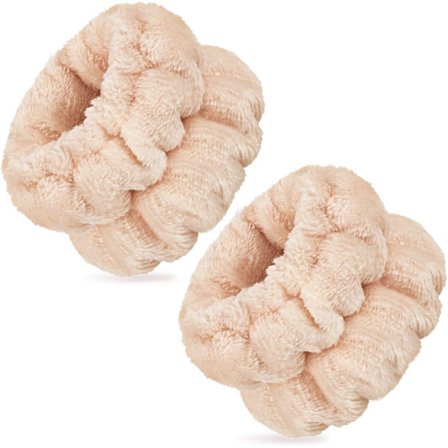 Ansigtsvask Armbånd Spa Vask Ansigt Svedbånd Makeup Elastisk Håndled Vask Bånd Absorberende Håndklæde Armbånd Armbånd