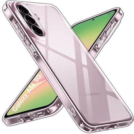 Suojakotelo - Phonillico - Samsung Galaxy A56 5G - Silikoni TPU - Läpinäkyvä - Erittäin ohut läpinäkyvä