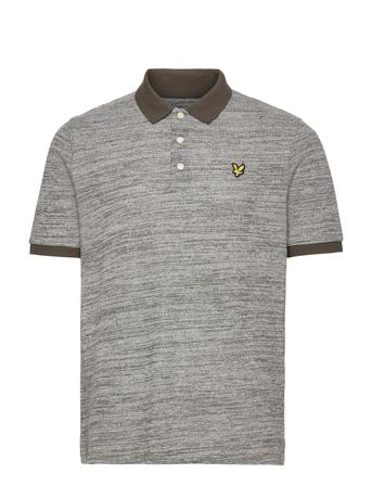 Yarn Mix Polo Shirt Grey Lyle & Scott