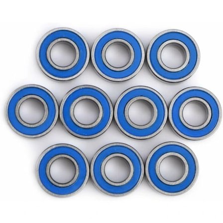 Miniature bærende flangellejer dobbelt skærmede stållejer Kit 5x11x4mm (10 stk.)[co]