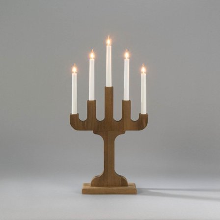 Konstsmide - Adventstake Trä Valnöt