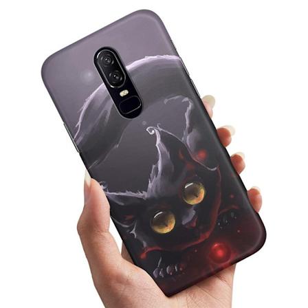 OnePlus 6 - Kuoret/Suojakuori Musta Kissa