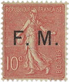 Frankrig 1906-1907 - Fransk militær YT 4 - Postfrisk