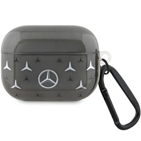 Mercedes MEAP8DPMGS AirPods Pro -suojus musta/musta Suuri tähtikuviointi