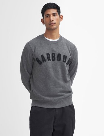 Barbour Barbour Prep Logo Crew Neck Sweatshirt - Grey - XXL