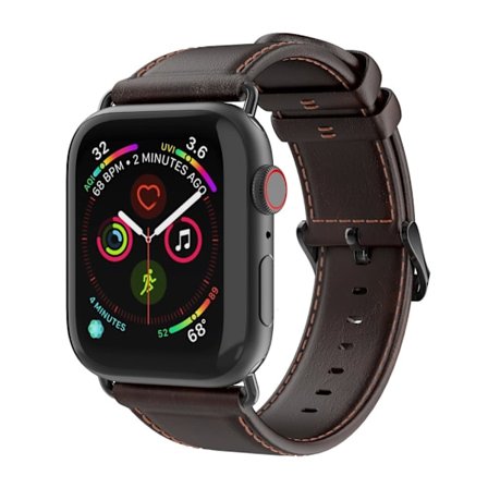 Dux Ducis Läderarmband Apple Watch Series 10 42mm Brun