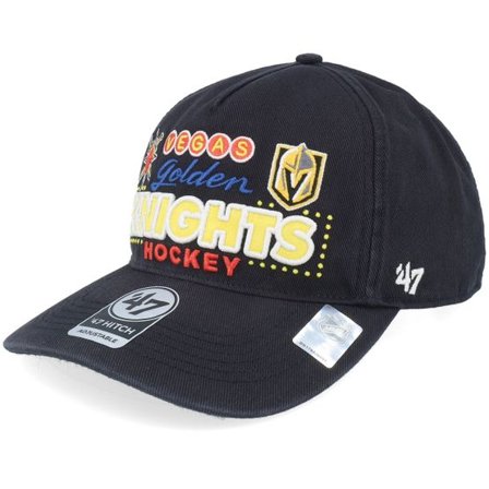47 Brand - NHL Svart adjustable Keps - Vegas Golden Knights NHL 47 Hitch Rf Black A-frame Adjustable @ Hatstore