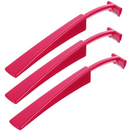 3 stk. øyenbrynsbarberhøvel i rustfritt stål, verktøy for barbering av øyenbryn, ansiktshår, manuell skjeggbarberhøvel for kvinner og menn, skjønnhet,