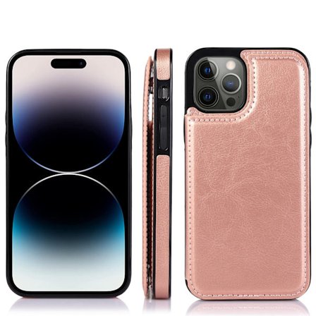 Skyddande läderfodral för iPhone 15 Pro Max