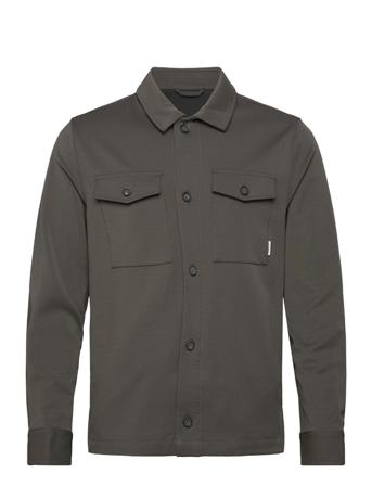 Soft Twill Overshirt Khaki Lindbergh