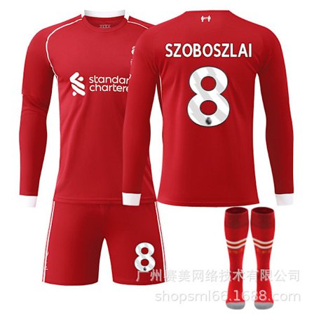 Liverpool hjemmedrakt 25-26 langermet (med sokker)