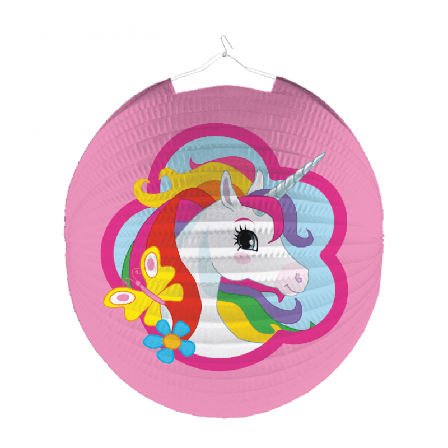 Lanterne Unicorn Rainbow 25 cm