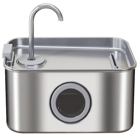 Kattefontæne 3,2L drikkefontæne til katte med støjsvagt pumpe aktivt kulfilter