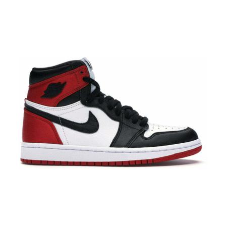 Jordan, 1 Retro High Satin Sneakers Zwart, Heren, Maat:42 EU