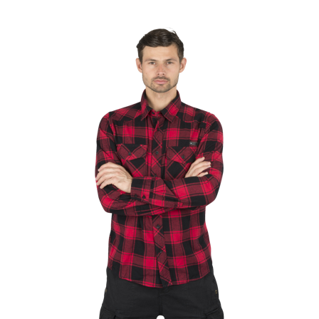Hemd Brandit Check Rot/Schwarz XL