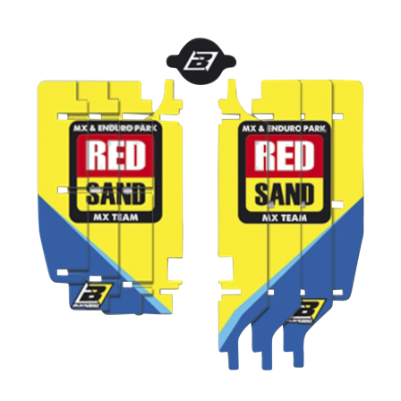 Kühleraufkleber Blackbird Rad Louver Replica World MXGP 2017 - Suzuki RM-Z 450 2008-2026