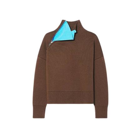 Jacquemus, Turtleneck Bruin, Heren, Maat:M