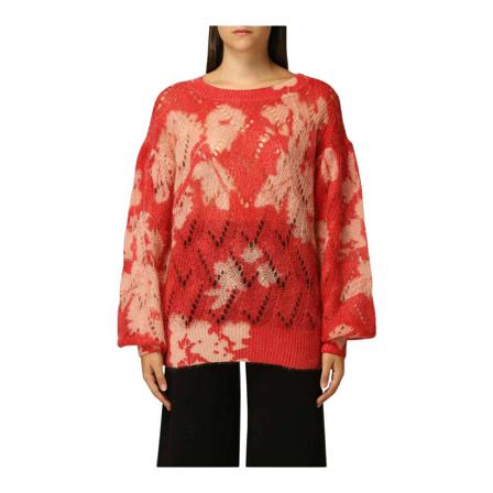 Twinset, Floral shirt 212Tp 3550 Rood, Dames, Maat:M