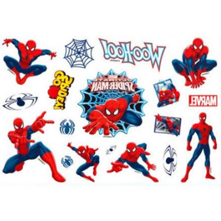 Spiderman 15 St Barntatueringar Tatuering Avengers Vit
