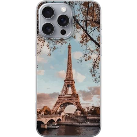 Apple iPhone 16 Pro Max Läpinäkyvä kuori Eiffelin torni