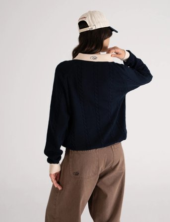 Prohibited Legacy Knitted Jersey - Navy - M