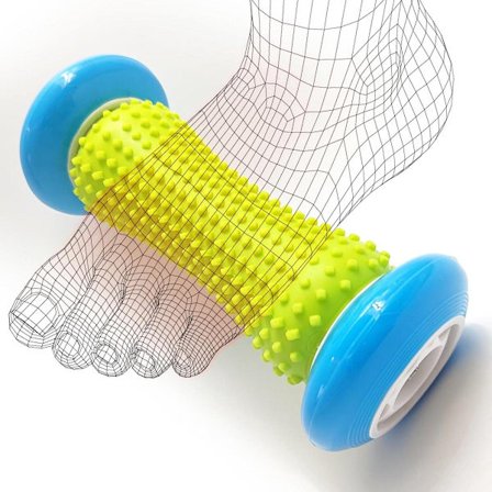 Fodmassagebold, lille fodrulle til plantar fasciitis og afslappende fodmassage